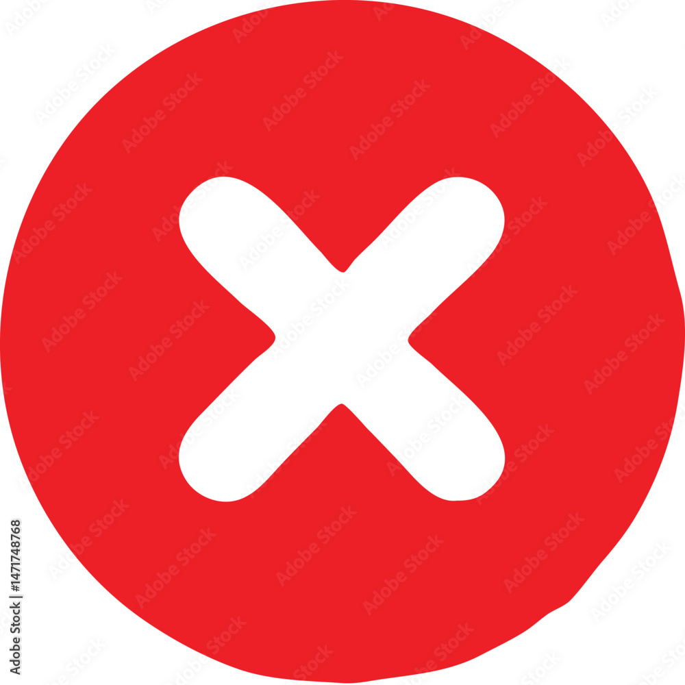 Obraz premium Delete icon for web and mobile. Adobe Illustrator Artwork.