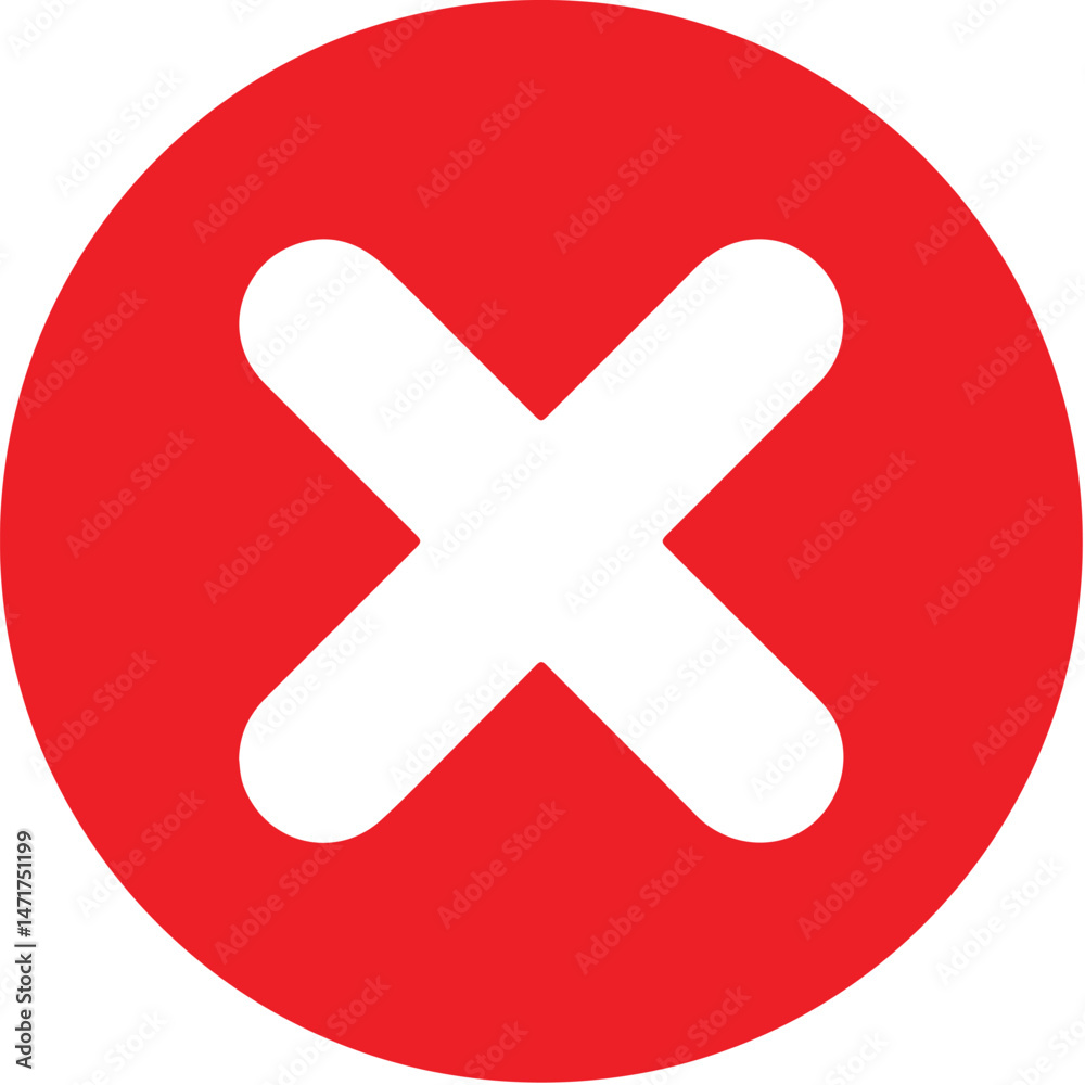 Obraz premium Delete icon for web and mobile. Adobe Illustrator Artwork.