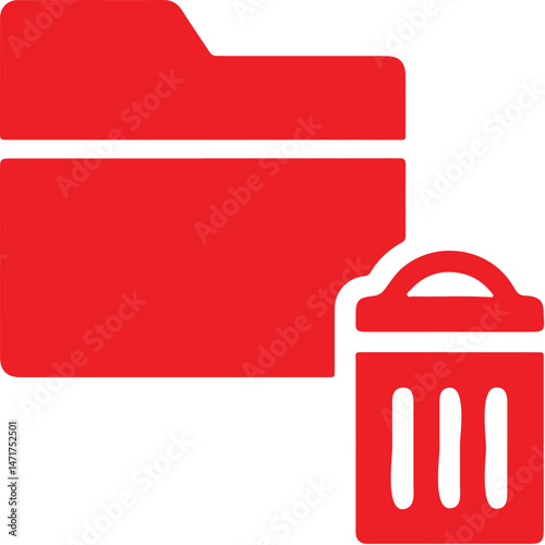 Delete icon for web and mobile. Adobe Illustrator Artwork.