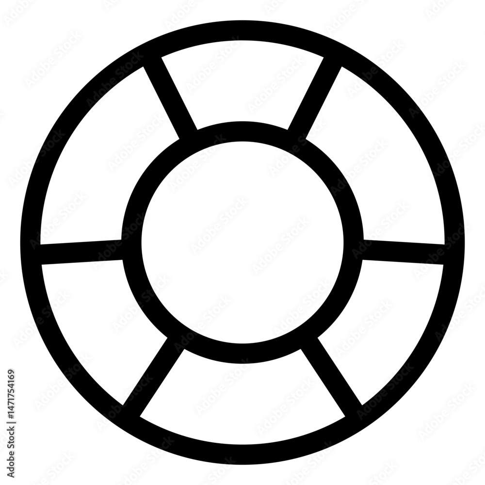 Fototapeta premium lifebouy icon