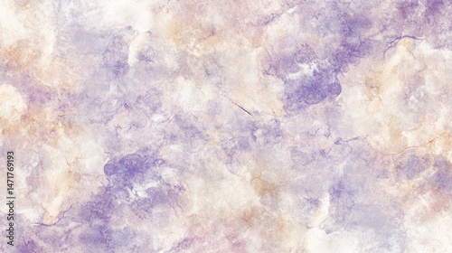 Lavender and Beige Watercolor Marble Texture Background