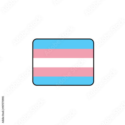 Transgender pride flag in vibrant colors on a solid background Free Download Transgender pride flag in vibrant colors on a solid background - GFXLoad