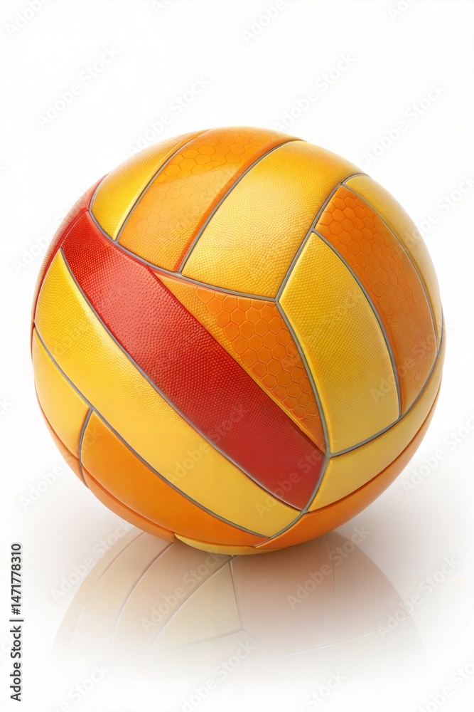 Fototapeta premium Volleyball Ball Isolated on White Background 