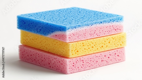 Colorful Stack of Sponges