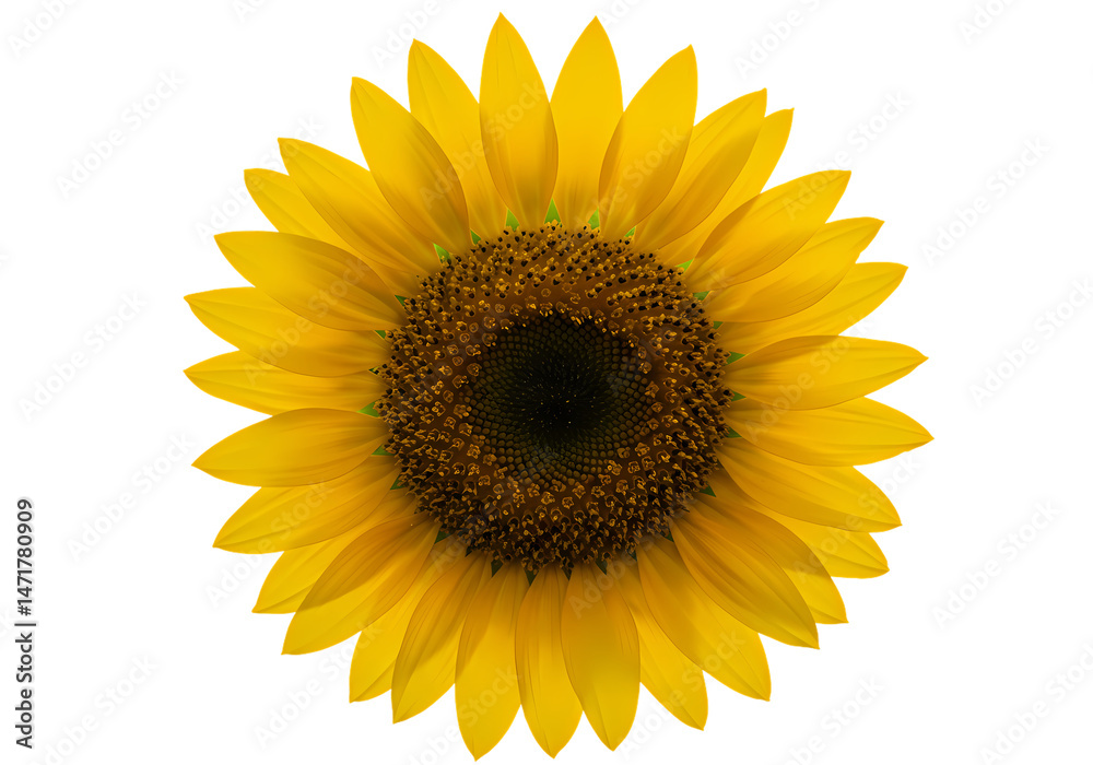 Fototapeta premium Stunning Sunflower Image HighResolution Photo Download on Transparent background