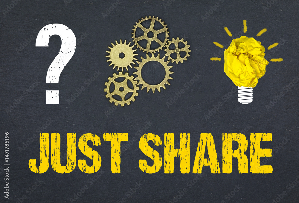 Obraz premium Just share