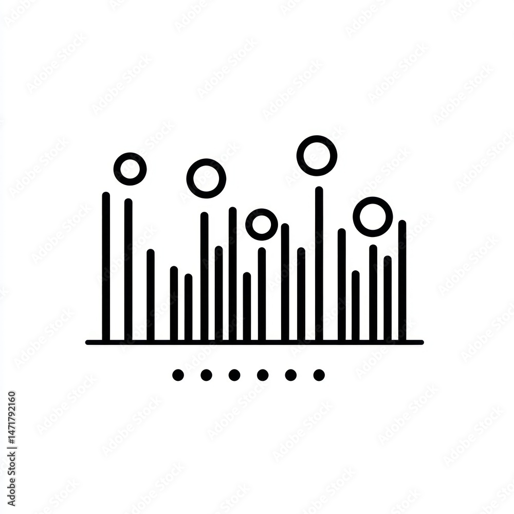 Data visualization chart, abstract graph, analytics report Data visualization chart, abstract graph, analytics report