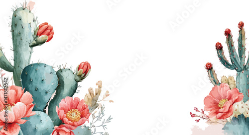 abstract background with flowers