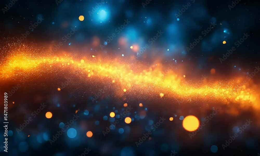 Abstract cosmic background design element