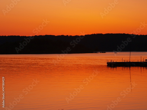 Lake Monroe Indiana Sunrise