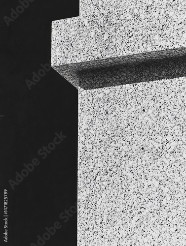 Abstract concrete element photo