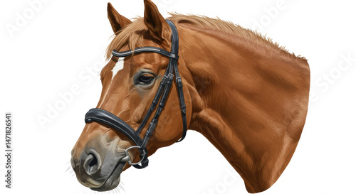 Foto Isolated Horse Head