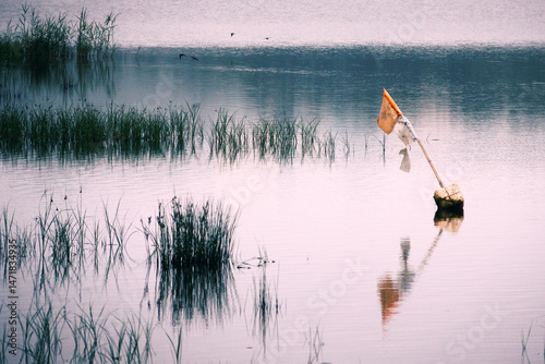 boat on the lake