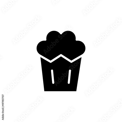 popcorn, fast food, snack icon