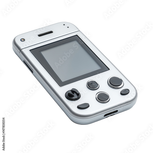 MP3 player isolated on transparent background.