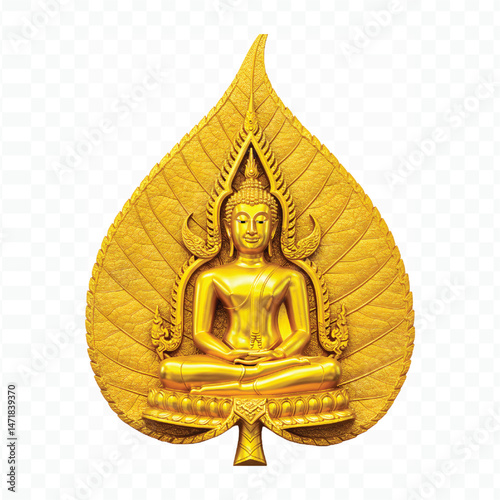 buddha statue isolated on white