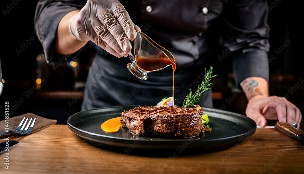 chef preparing food