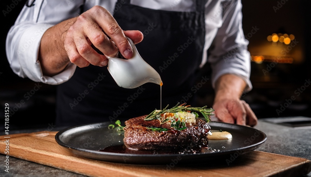 chef preparing food