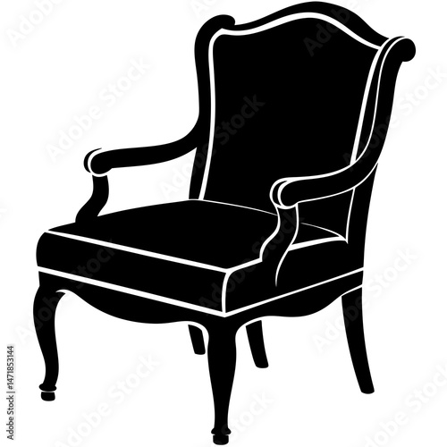 armchair vector illustration