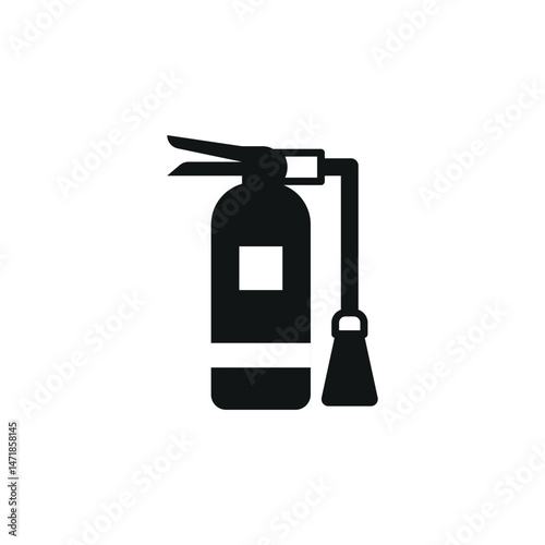Fire extinguisher icon. Simple fire extinguisher icon for social media, app and web design. Vector illustration.