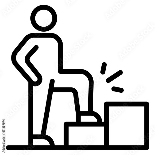 Progress icon in vector illustration