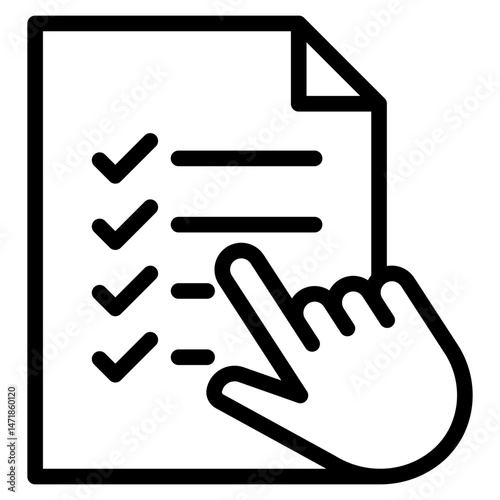 Evaluation icon in vector illustration