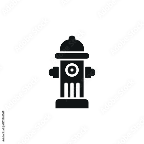Fire hydrant icon. Simple fire hydrant icon for social media, app and web design. Vector illustration.