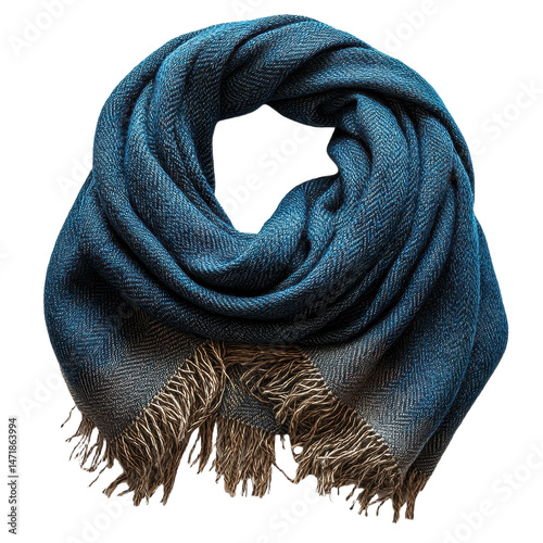 Scarf isolated on transparent background.