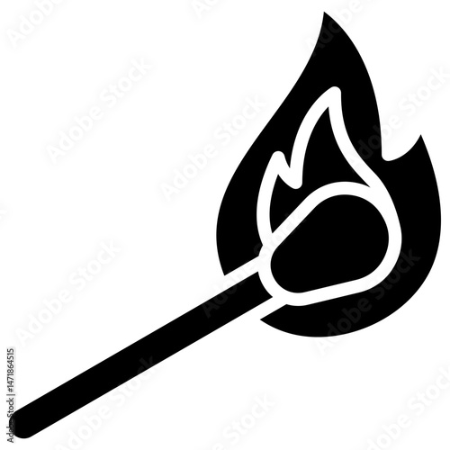 Matches glyph icon