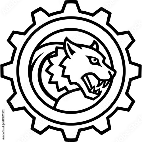vector illustration of a fish