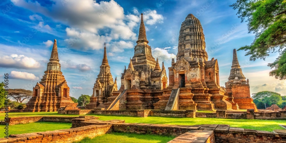 Fototapeta premium wat phra si sanphet in ayutthaya