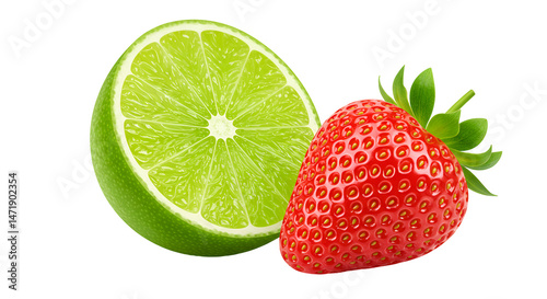 Lime & Strawberry Sparkling Cooler