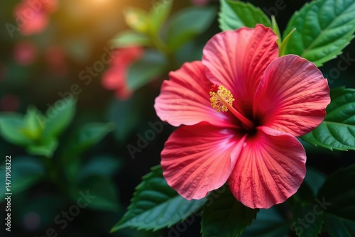 Wallpaper Mural Vibrant hibiscus flowers in full bloom, showcasing intricate details and rich colors , plant, yellow Torontodigital.ca