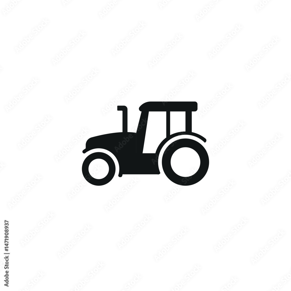 Tractor icon. Simple tractor icon for social media, app and web design. Vector illustration. Tractor icon. Simple tractor icon for social media, app and web design. Vector illustration.