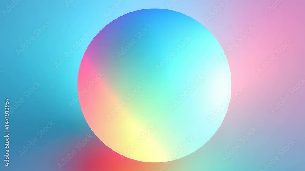 Vibrant Abstract Gradient Background Video with a Circular Shape for Use in Promotional, Advertising Intros Poster, Product Launch Visuals, Event Openings, and Modern Digital Media Content Creation Vibrant Abstract Gradient Background Video with a Circular Shape for Use in Promotional, Advertising Intros Poster, Product Launch Visuals, Event Openings, and Modern Digital Media Content Creation