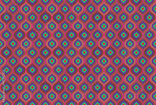 Gypsy pattern tribal ethnic motifs geometric vector background. Doodle gypsy geometric shapes sprites tribal motifs clothing fabric textile print traditional design with triangles
