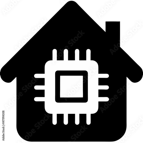 House with chip design