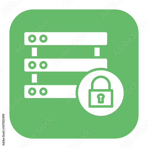 Database Lock Icon