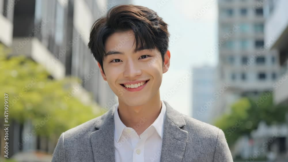portrait of a young businessman
