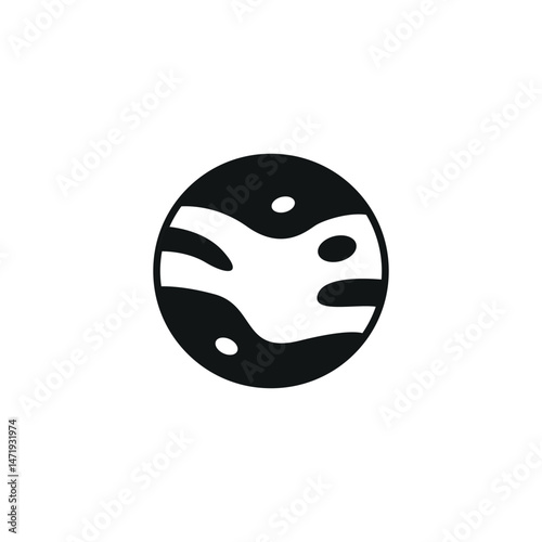 Planet Venus icon. Simple Planet Venus icon for social media, app and web design. Vector illustration.