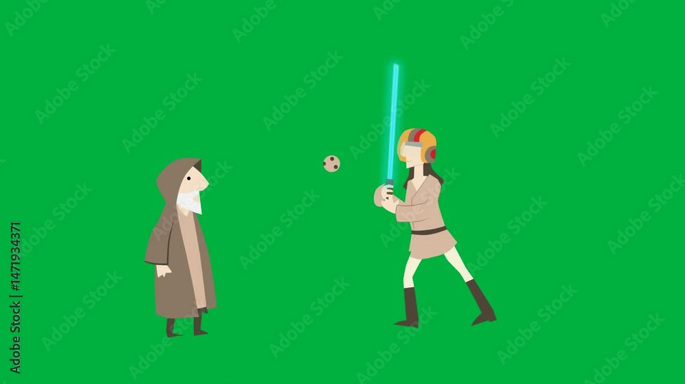Animated sword fight on green screen, perfect for action, fantasy, or adventure projects. Chroma key ready for dynamic and creative video scenes. Animated sword fight on green screen, perfect for action, fantasy, or adventure projects. Chroma key ready for dynamic and creative video scenes.