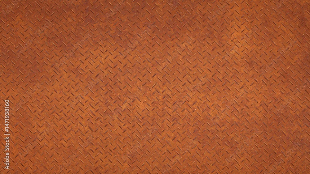 Fototapeta premium Industrial Metal Plate Rust Texture – Grunge Steel Background for Edgy & Urban Designs