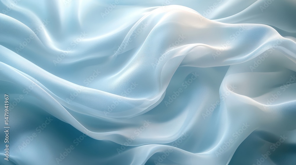 Liquid silk abstract water pattern