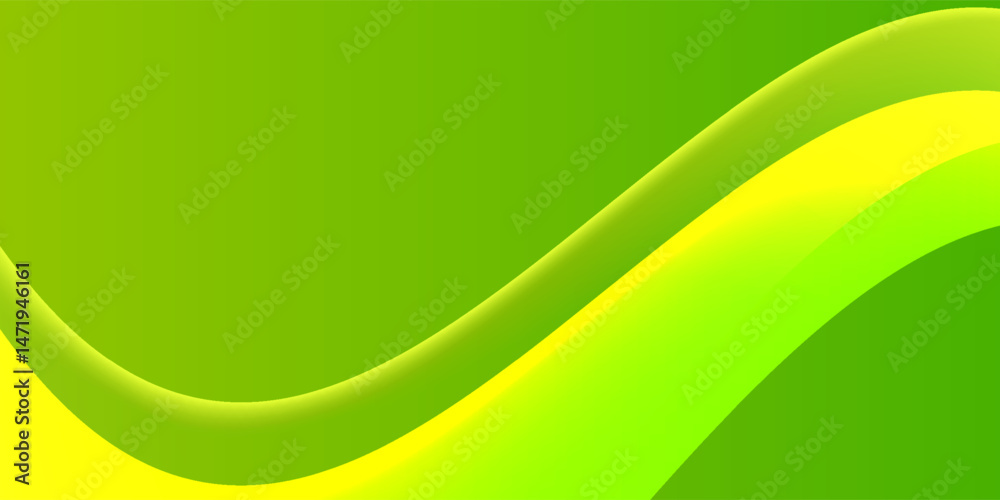 Abstract curve green banner background Abstract curve green banner background