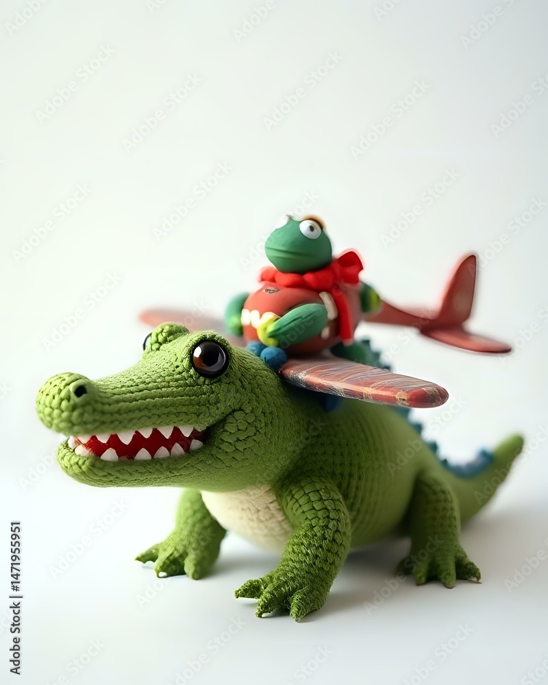 Naklejka premium borbardino crocodilo