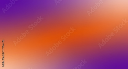 Vibrant Gradient: Purple to Orange Abstract Background Texture - Smooth Color Transition, Modern Art Backdrop for Digital Design & Creative Projects