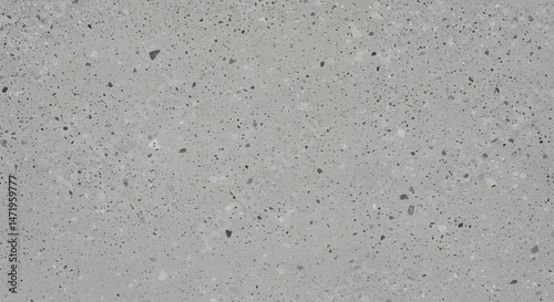 Gray Terrazzo Texture: Stone Aggregate Pattern for Flooring, Countertops & Design - Concrete Style Surface, Polished Cement Background