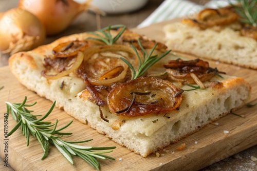 Caramelized Onion and Rosemary Focaccia