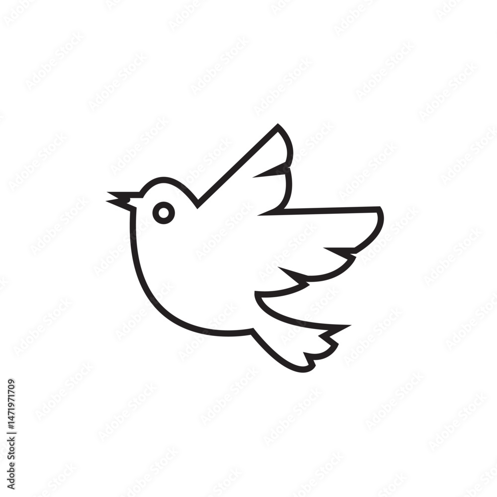 Fototapeta premium Birds icon . vector illustration. EPS 10/AI