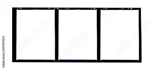 Medium format color film frame.copy space.